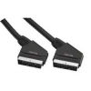 Кабель Scart (m-m), 5.0 м, 21 контакт, полное соединение, черный, Hama     [ObV] (H-56430)