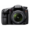 PhotoCamera Sony Alpha SLT-A77K KIT black 24,3Mpix 18-55 3" 1080p SDHC Набор с объективомNP-FM500H  (SLTA77K.CEE2)