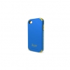 Чехол для iPhone4S (Regatta) из поликарбона + термопластик, синий (iLuv-ICC760BLU)
