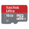 Флеш карта microSDHC 16Gb Class10 Sandisk SDSDQUA-016G-U46A Android