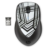 Мышь лазерная беспроводня HP Wireless Mouse x4000, цвет - зебра, з кнопки, 2.4 Ггц  (H2F41AA) (HP-H2F41AA)
