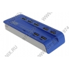 AgeStar <3CH1 Blue> USB3.0 Hub  7-port (3xUSB3.0 + 4xUSB2.0)  + б.п.