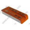 AgeStar <3CH1 Orange> USB3.0 Hub  7-port (3xUSB3.0 + 4xUSB2.0)  + б.п.