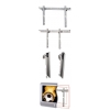Кронштейн для ТВ, XL  (до 63"/160 см), VESA 800*400, до 60 кг, basic, motion (наклон), серебристый, Hama     [OxE] (H-49542)