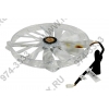 Thermaltake <AF0047> 23cm Blue LED Silent Fan (3пин, Blue LED Light, 230x230x20mm, 15дБ, 800об/мин)
