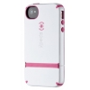 Чехол Speck для iPhone 4S CandyShell Flip White/Raspberry (SPK-A0822)