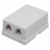 Коробка Lanmaster TWT-SA2-WH настенная белый