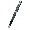 Перьевая ручка Parker Sonnet Chiselled F550, цвет: Carbon CT, перо: F, перо: золото 18К > (S0808590)