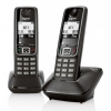 Р/Телефон Dect Gigaset A420 DUO черный (труб. в компл.:2шт) АОН