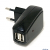 Зарядное устройство RITMIX RM-008 -Сетевое зарядное устройство с двумя портами USB, DC 5 В, 1000 мА (макс.)