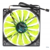 Вентилятор Aerocool Shark 14см "Evil Green Edition" (зеленая подсветка), 3+4 pin, 50 CFM, 800 RPM, 14.5 dBA (EN55703)