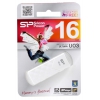 Внешний накопитель 16GB USB Drive <USB 2.0> Silicon Power Ultima U3 White (SP016GBUF2U03V1W)