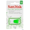 Внешний накопитель 16GB USB Drive <USB 2.0> SanDisk Cruzer Edge Green (SDCZ51W-016G-B35G)