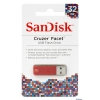 Внешний накопитель 32GB USB Drive <USB 2.0> SanDisk Cruzer Faset Red (SDCZ55-032G-B35R)