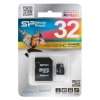 Карта памяти MicroSDHC 32GB Silicon Power Class10 + SD Adapter (SP032GBSTH010V10-SP)
