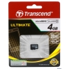 Карта памяти MicroSDHC 4GB Transcend Class10 no Adapter (TS4GUSDC10)