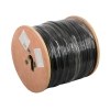 Кабель с тросом TELECOM CU FTP 4 пары кат.5e, внешний <FTP4-TC1000C5EN-CU-OS-SW>(катушка 305м)