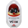 Кабель удлинитель активный(с усилителем) USB 2.0 AM/AF VCOM  VUS7049-5M  5м, repeater