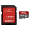 Флеш карта microSDHC 64Gb Class10 Sandisk SDSDQU-064G-U46A +adapter