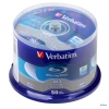 Диск Blu-Ray  VERBATIM BD-R  6x   25 GB  50 Шт  Cake box   (43773) LTH