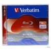 Диск Blu-Ray  VERBATIM BD-RE 2x   50 GB  Jewel  (43759)