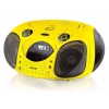 Аудиомагнитола BBK BX110BT желтый с черным
