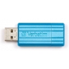 Флеш Диск Verbatim 16Gb PinStripe 49068 USB2.0 голубой