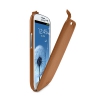 Чехол для GALAXY S III (ENVELOP) - кожаный, с вертикальной крышкой, полный доступ к управлению, коричневый (iLuv-iSS251TAN)