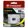 Карта памяти MicroSDHC 16GB Transcend Class 10 (TS16GUSDC10)