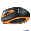 Мышь Genius DX-7000, беспроводная оптическая BlueEye, 1200 dpi, mini-ресивер, 3 кнопки, orange, Hanger
