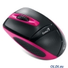 Мышь Genius DX-7000, беспроводная оптическая BlueEye, 1200 dpi, mini-ресивер, 3 кнопки, pink, Hanger