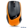 Мышь Genius DX-7020, беспроводная оптическая BlueEye, 1200 dpi, mini-ресивер, 3 кнопки, orange, Hanger