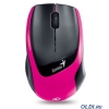 Мышь Genius DX-7020, беспроводная оптическая BlueEye, 1200 dpi, mini-ресивер, 3 кнопки, pink, Hanger