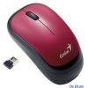 Мышь Genius Traveler 6000, беспроводная, оптическая, 1200 dpi, mini-ресивер, 3 кнопки, ruby, Hanger
