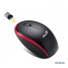 Мышь Genius Traveler 9000 B-R, беспроводная оптическая BlueEye, 1200 dpi, mini-ресивер, 3 кнопки, black-red, Hanger