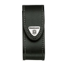 Чехол кожаный черный с застежкой Velkro (шт.) 4.0520.3, для Swiss Army Knives or EcoLine 91 mm, толщина ножа 2-4 уровня, в блистере (4.0520.3B)