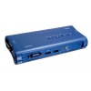 Коммутатор TRENDnet TK-409K 4-порта КВМ-переключатель VGA USB аудио