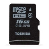 (SD-C16GJ(BL5) Карта памяти Toshiba, стандарт microSDHC класс 4, 16 Gb без адаптера (SDMicro4-16GB/T-1NEW)