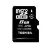 (SD-C08GJ(BL5) Карта памяти Toshiba, стандарт microSDHC класс 4, 8 Gb без адаптера (SDMicro4-8GB/T-1NEW)