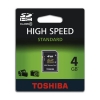 (SD-K04GJ(BL5) Карта памяти Toshiba, стандарт SDHC класс 4, 4 Gb (SD4-4GB/T-NEW)