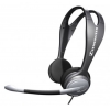Наушники с микрофоном Sennheiser PC131 черный/серебристый 3м (500912)