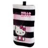 Чехол Hello Kitty  для мобильного телефона, 1,5х12,5х7,0см, хлопок, черный/белый, Hello Kitty    [OhG] (H-107324)