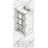 NT PROFI IP55 33-68 B Шкаф 19" напольный пылевлагозащищённый, чёрный 33U 600x800,  дверь  металл  (3ч)