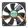 Вентилятор для корпуса  Evercool [EC12025M12SA], 120x120x25 mm, 2000 rpm, черный