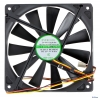 Вентилятор для корпуса  Evercool [EC14025M12SA], 140x140x25 mm, 5500 rpm, черный