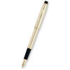 Перьевая ручка Cross Century II, цвет: 10Ct Rolled Gold, перо: F, перо: золото 18К (4509-FD)