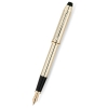 Перьевая ручка Cross Townsend, цвет: 10Ct Rolled Gold, перо 18Ct, M (706-MD)