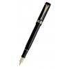 Перьевая ручка Parker Duofold F74 International, цвет: Black GT, перо F (S0690410)