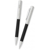 Набор шариковая ручка+карандаш 0.9мм,  Franklin Covey Greenwich, цвет Black/Chrome, в розничной упаковке (FC0021IM-4)