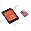 SanDisk Mobile Ultra <SDSDQU-016G-U46A> microSDHC Memory Card 16Gb  UHS-I Class10+microSD-->SD Adapter